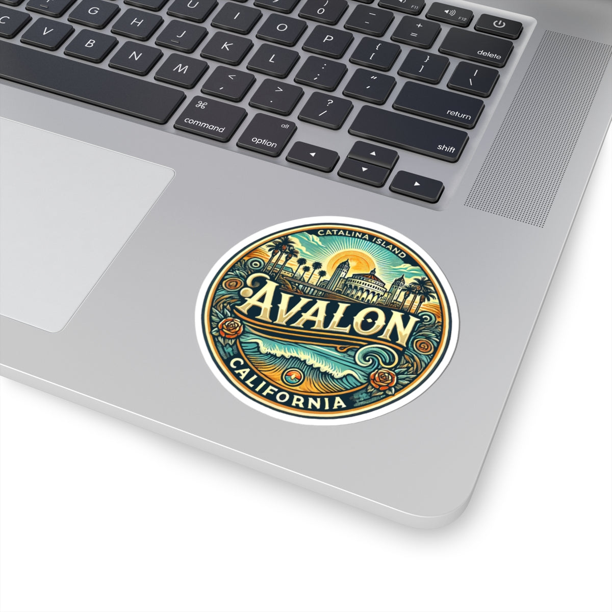 Elegant Avalon Kiss-Cut Sticker