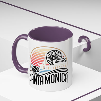 Vibrant Santa Monica Accent Coffee Mug