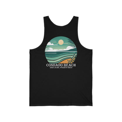 Coastal Vibes Condado Beach Unisex Jersey Tank