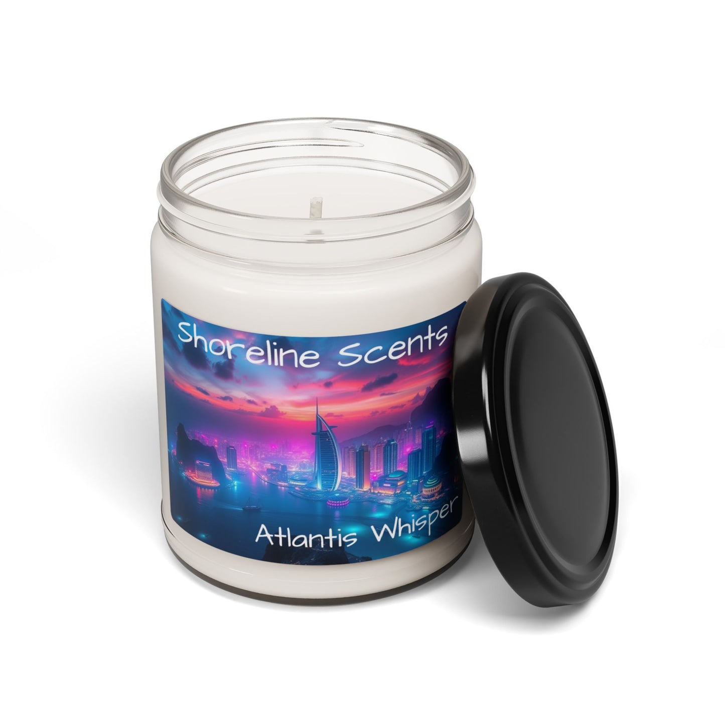 Atlantis Whisper Scented Candle (Soy Wax)