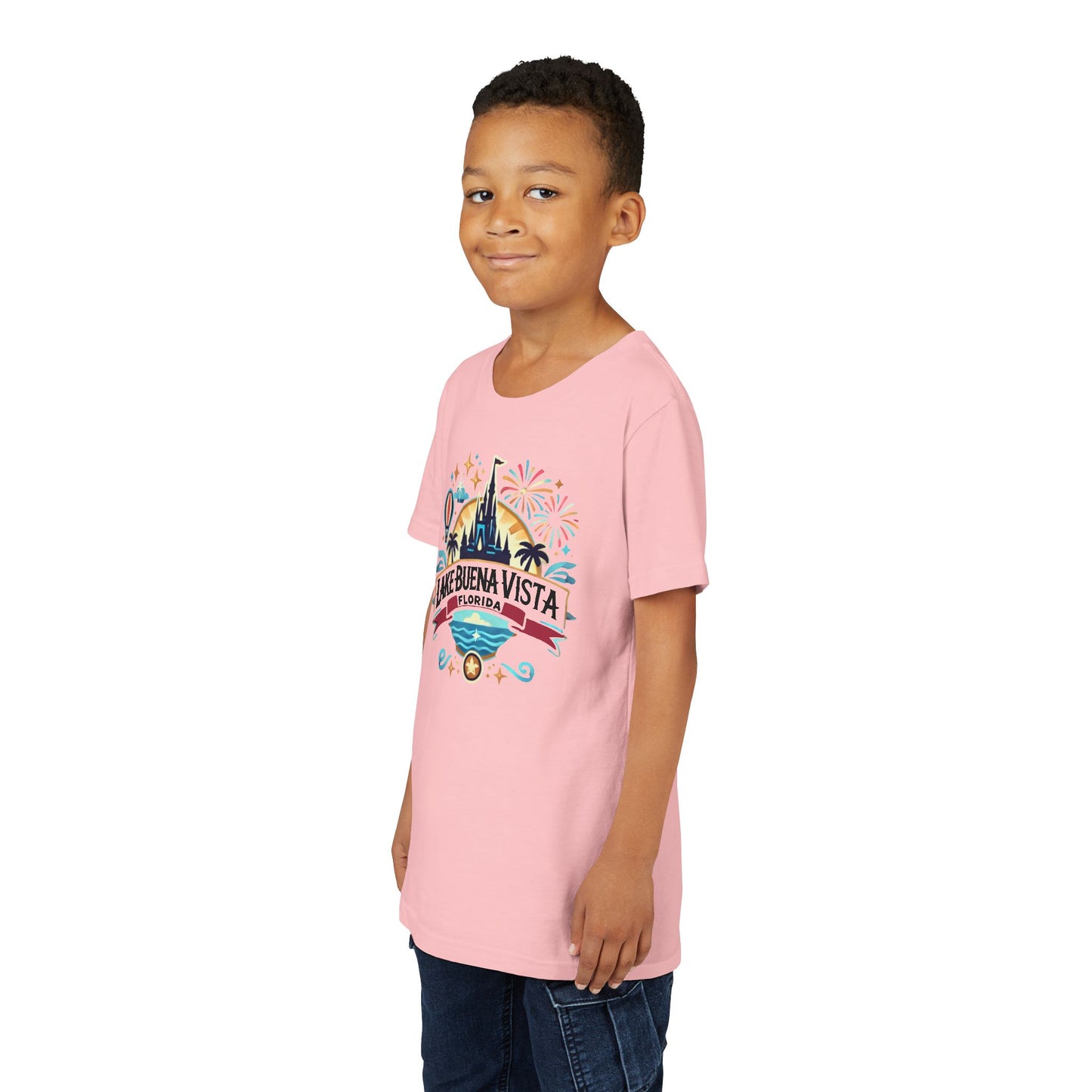 Adventurous Lake Buena Vista Unisex Youth Short Sleeve Tee