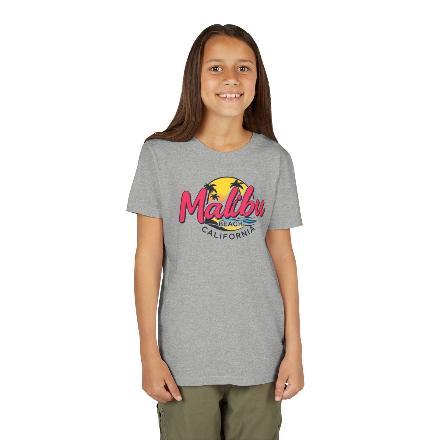 Retro Malibu Unisex Youth Short Sleeve Tee