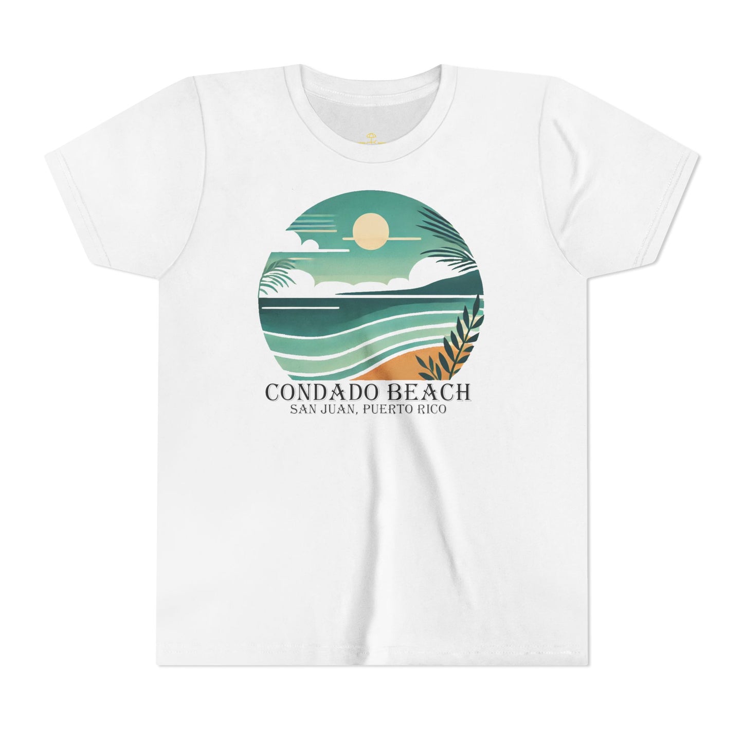 Coastal Vibes Condado Beach Unisex Youth Short Sleeve Tee