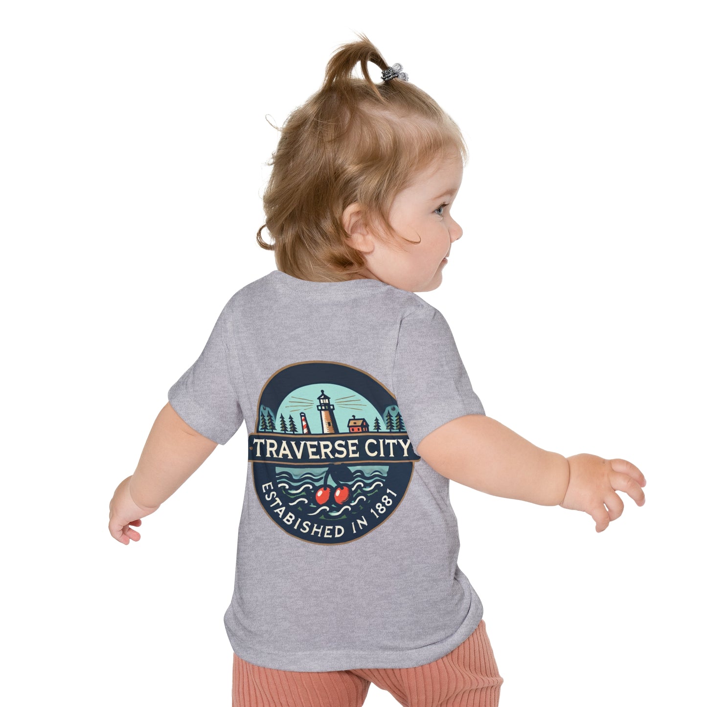 Vintage Traverse City Unisex Baby Short Sleeve T-Shirt