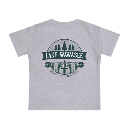 Vintage Lake Wawasee Unisex Baby Short Sleeve T-Shirt