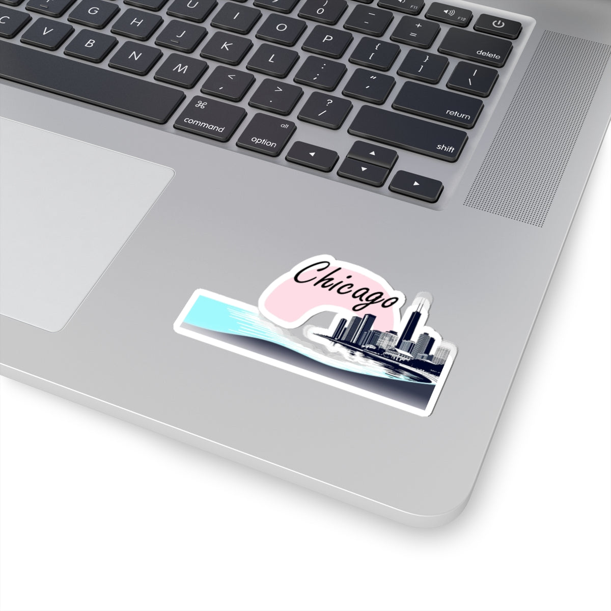 Elegant Chicago Skyline Kiss-Cut Sticker
