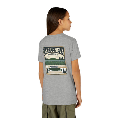 Vintage Lake Geneva Unisex Youth Short Sleeve Tee