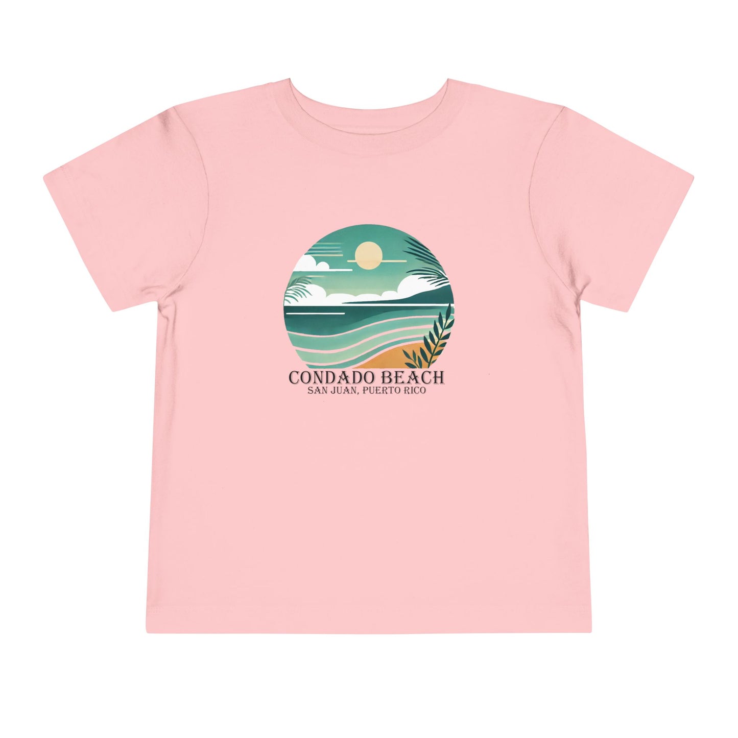 Coastal Vibes Condado Beach Unisex Toddler Short Sleeve Tee