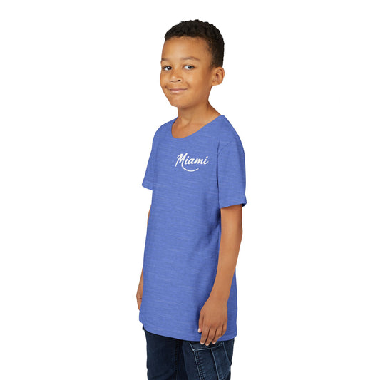 Retro Miami Unisex Youth Short Sleeve Tee