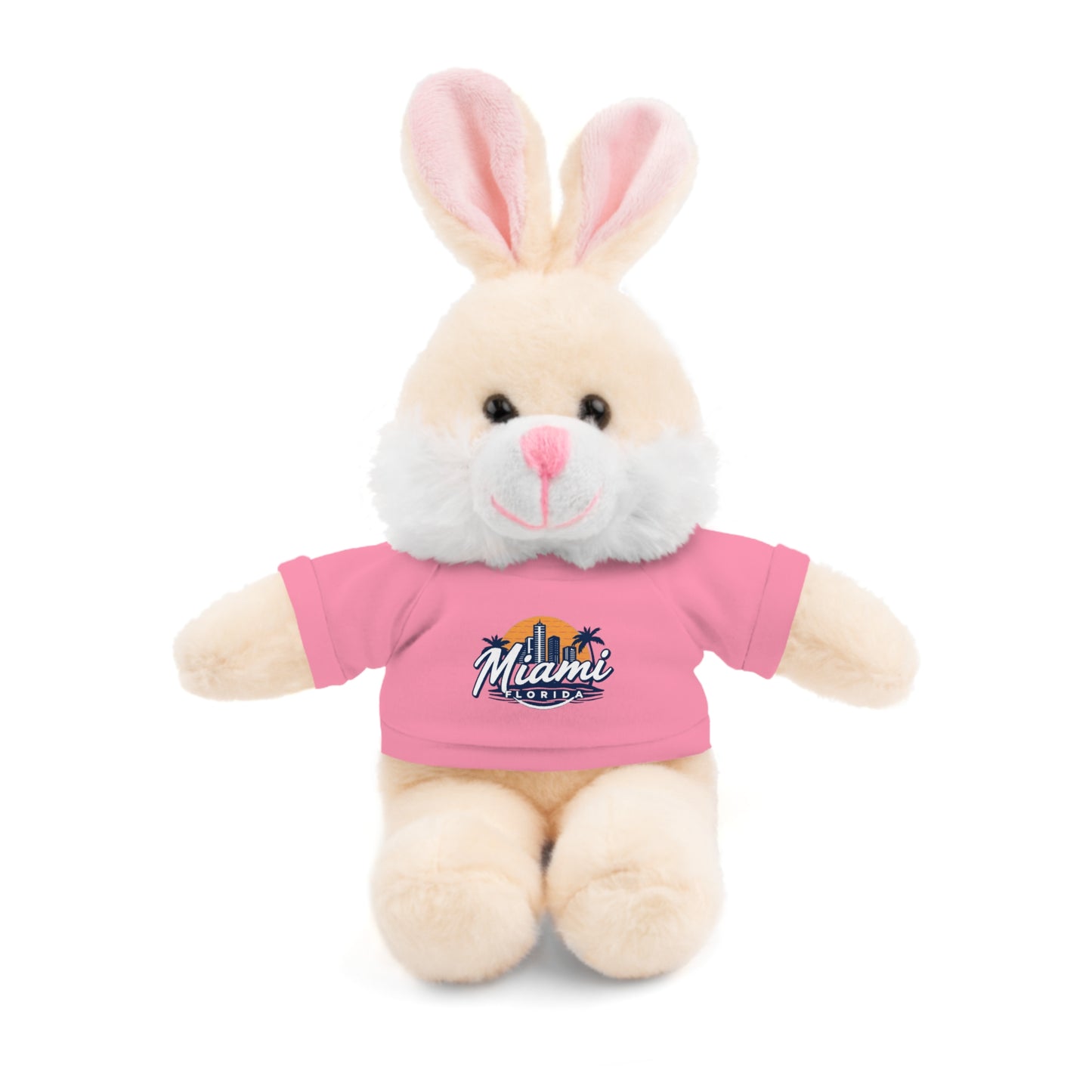 Retro Miami Stuffed Animals with Tee