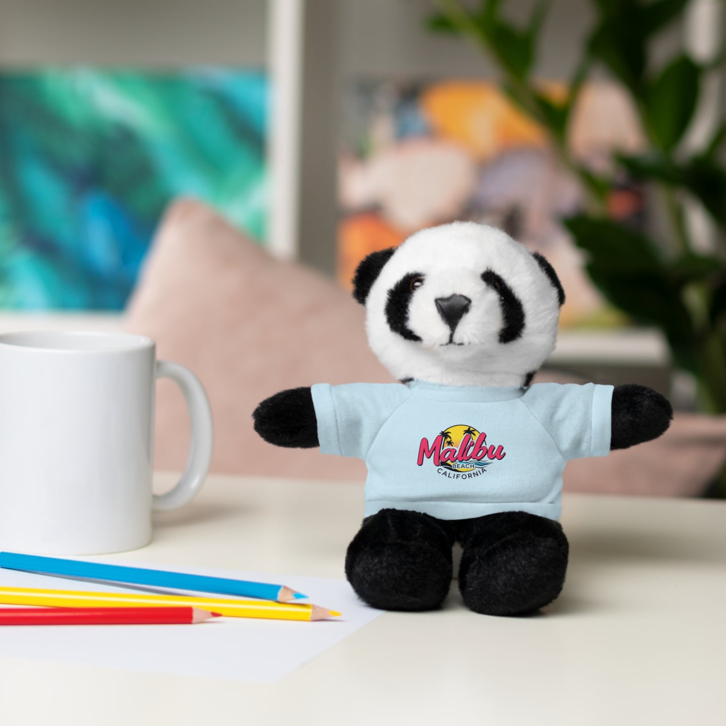 Retro Malibu Stuffed Animals with Tee