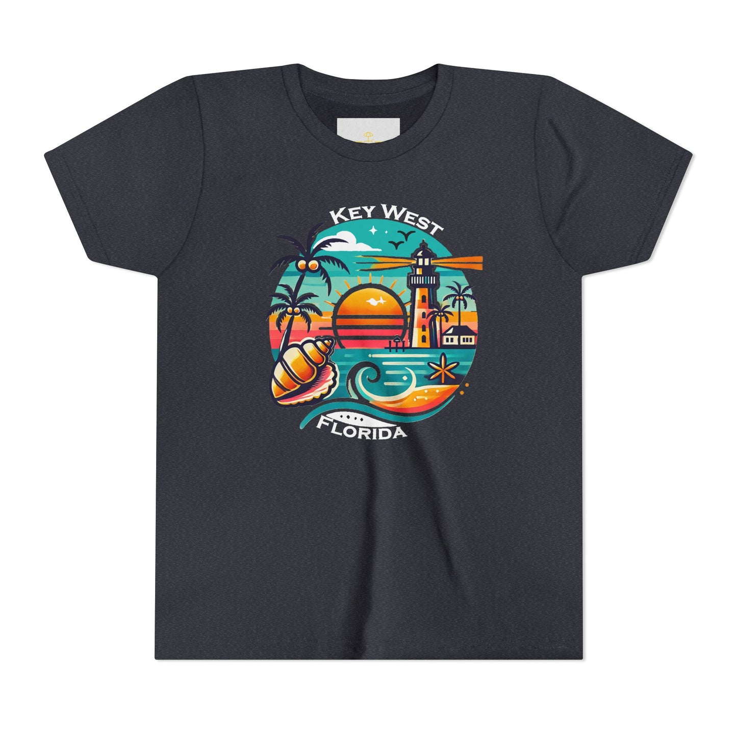 Vibrant Key West Youth Short Sleeve Tee