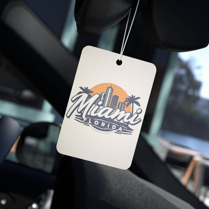 Retro Miami Car Air Freshener