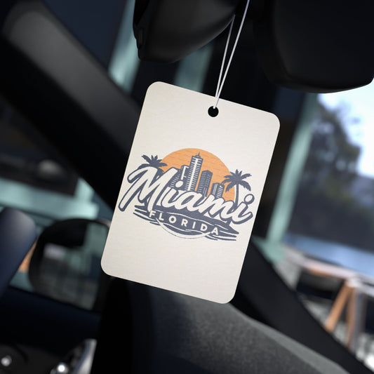 Retro Miami Car Air Freshener