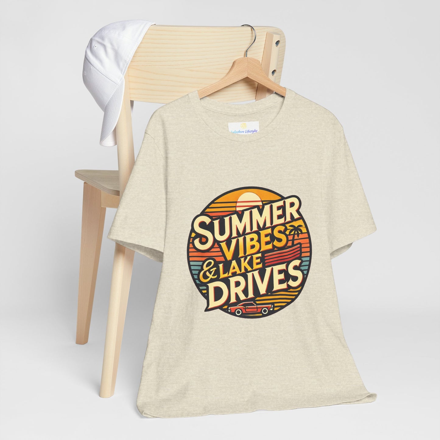 Summer Vibes & Lake Drives Short Sleeve Tee