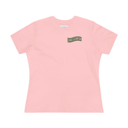 Retro Lake Geneva Women's Cotton Tee