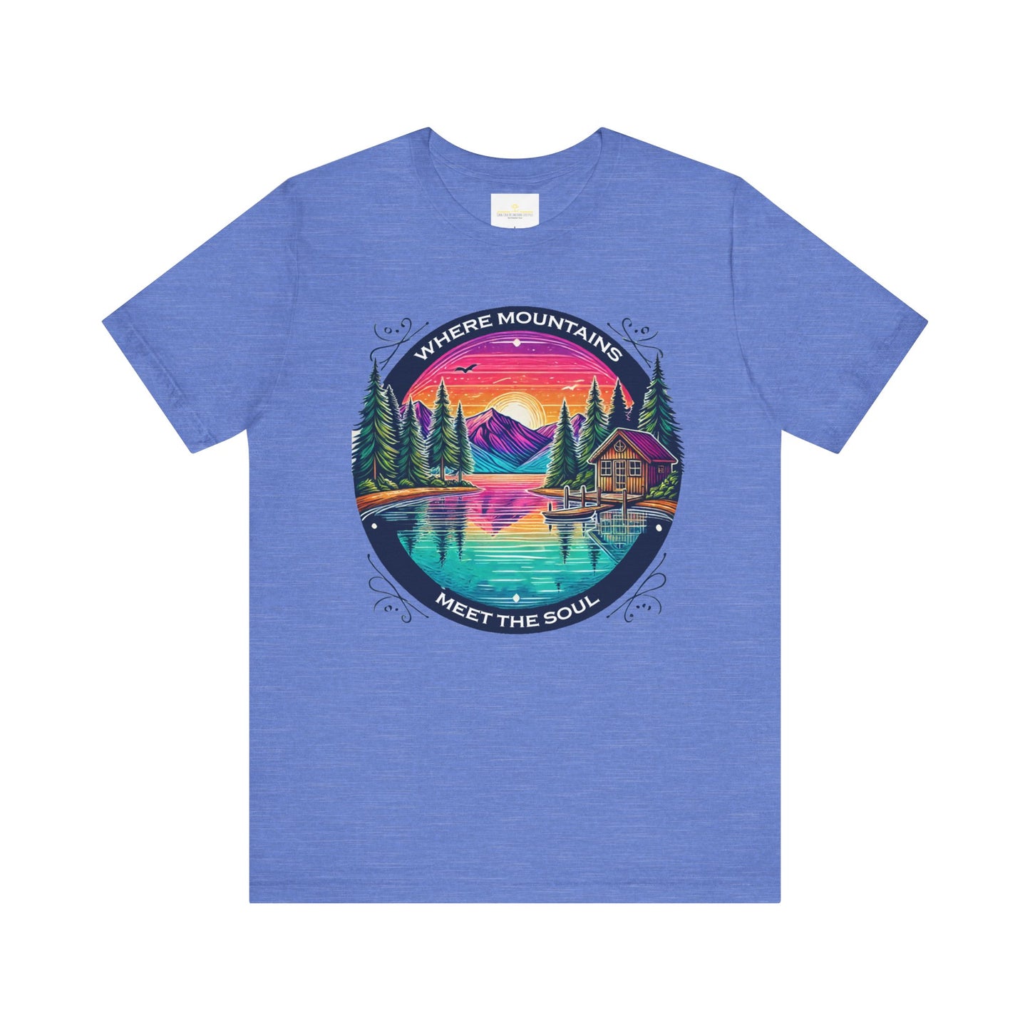 Where Mountains Meet the Soul Short Sleeve Tee