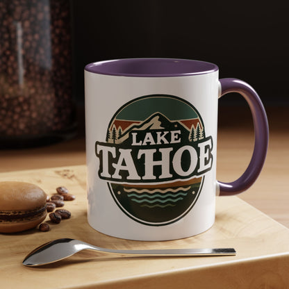 Vintage Lake Tahoe Accent Coffee Mug