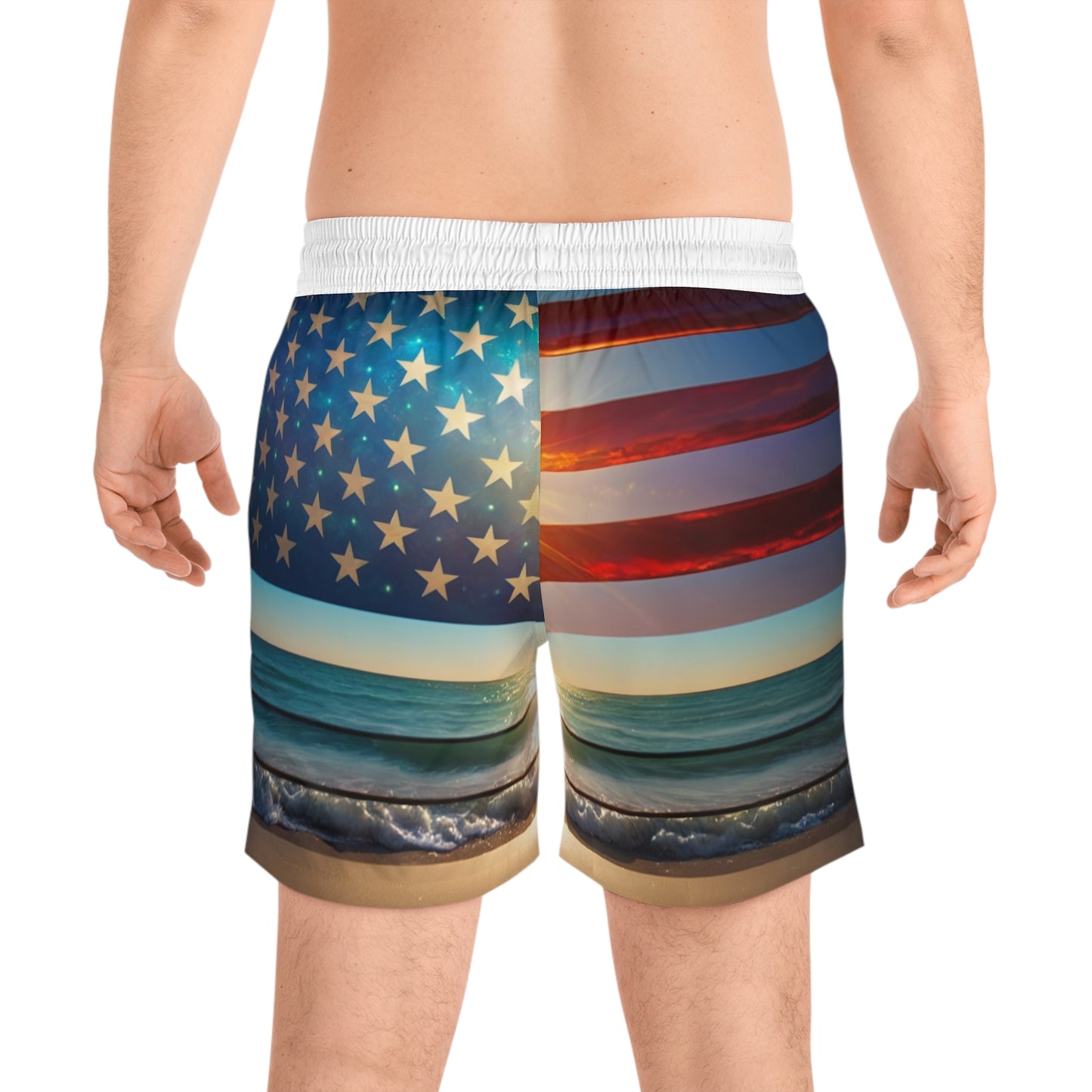 Memorial Men's Mid-Length Swim Shorts