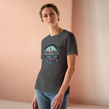 Vintage Traverse City Women's Cotton Tee