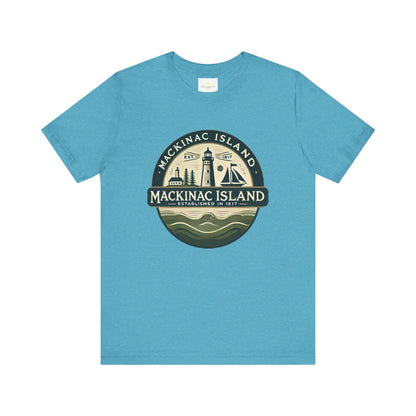 Vintage Mackinac Island Unisex Jersey Short Sleeve Tee