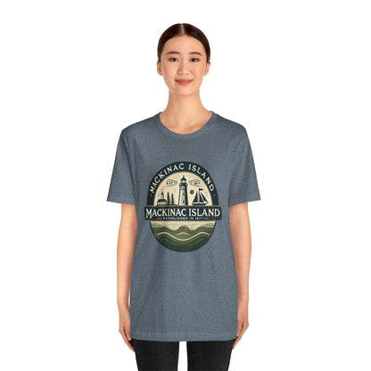 Vintage Mackinac Island Unisex Jersey Short Sleeve Tee
