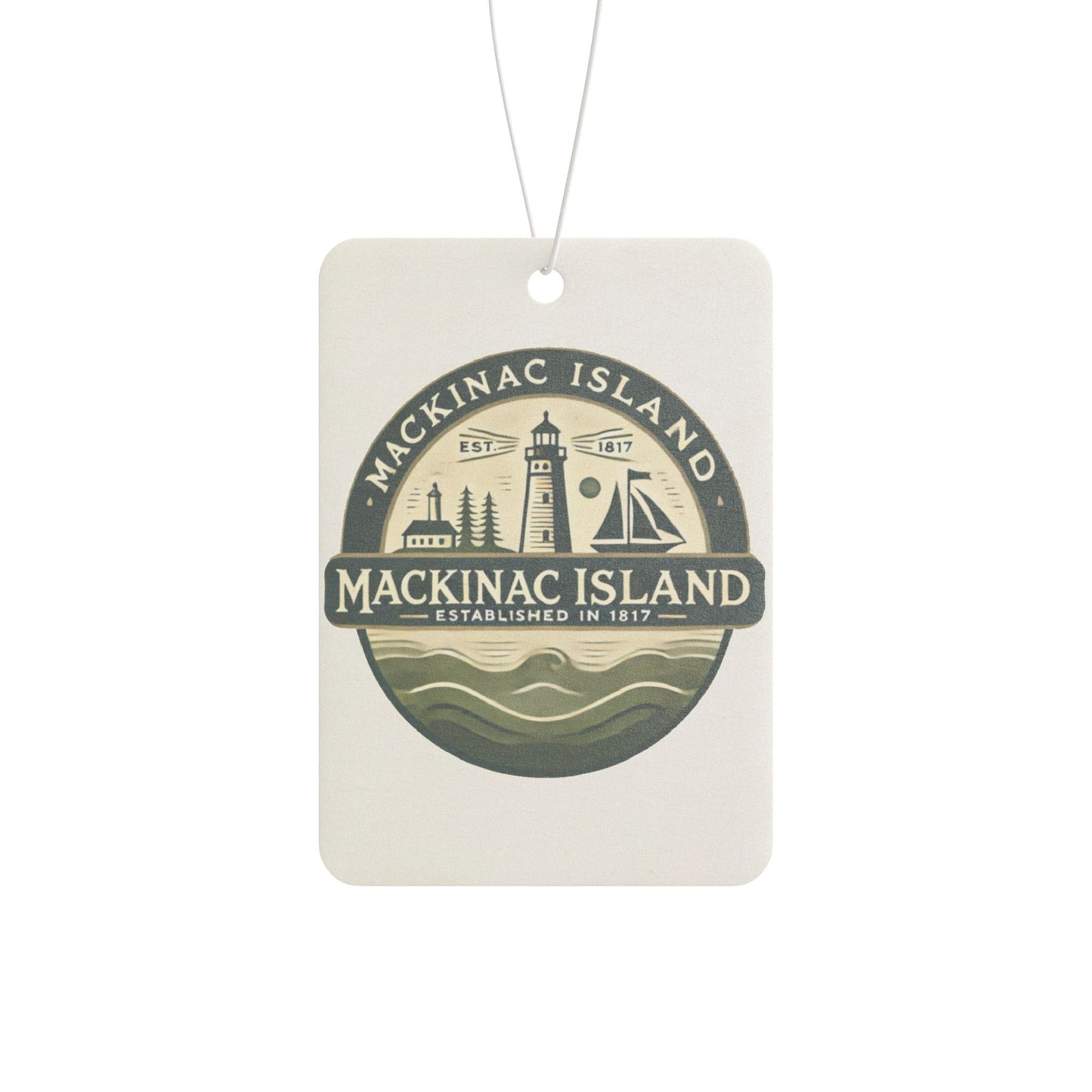 Vintage Mackinac Island Car Air Freshener