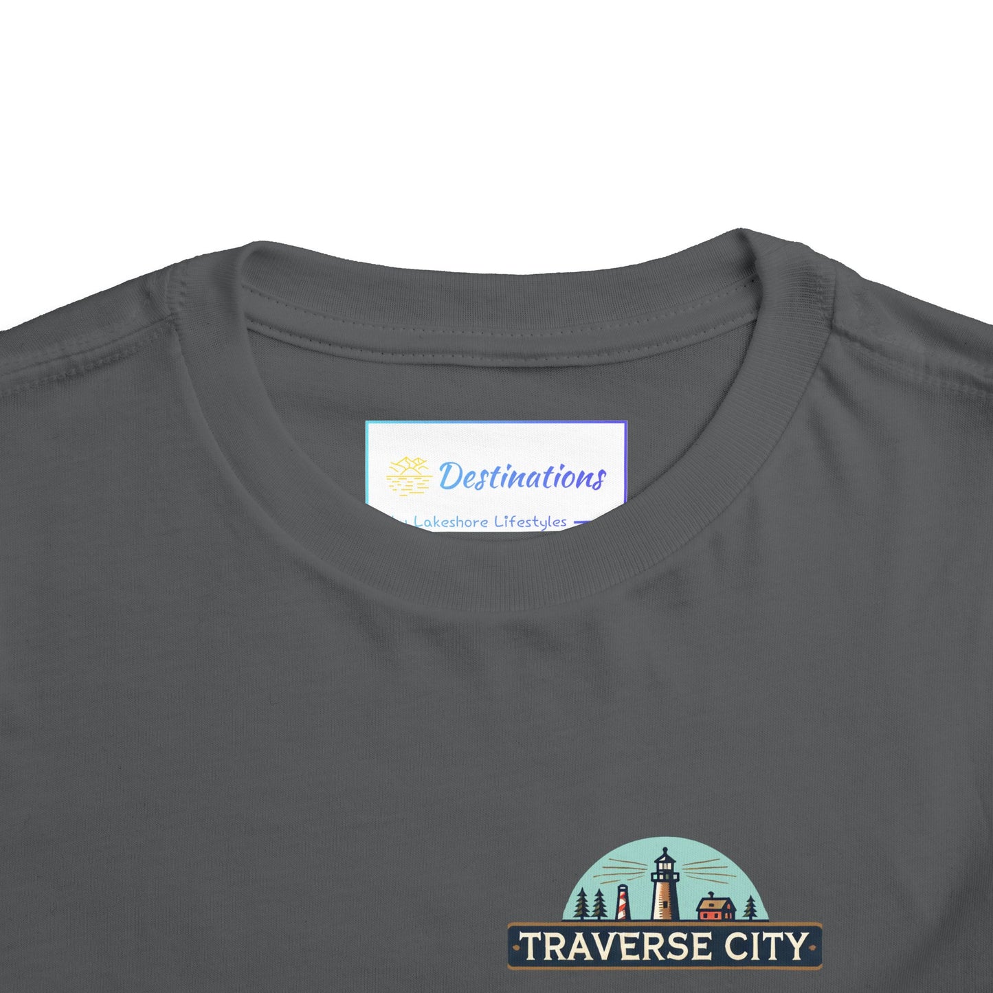 Vintage Traverse City Unisex Toddler Short Sleeve Tee
