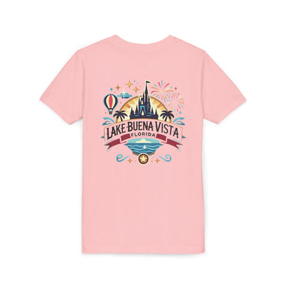 Adventurous Lake Buena Vista Unisex Youth Short Sleeve Tee