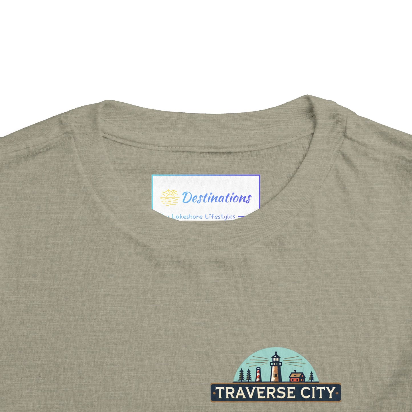 Vintage Traverse City Unisex Toddler Short Sleeve Tee