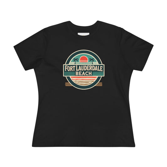 Vintage Fort Lauderdale Women's Cotton Tee