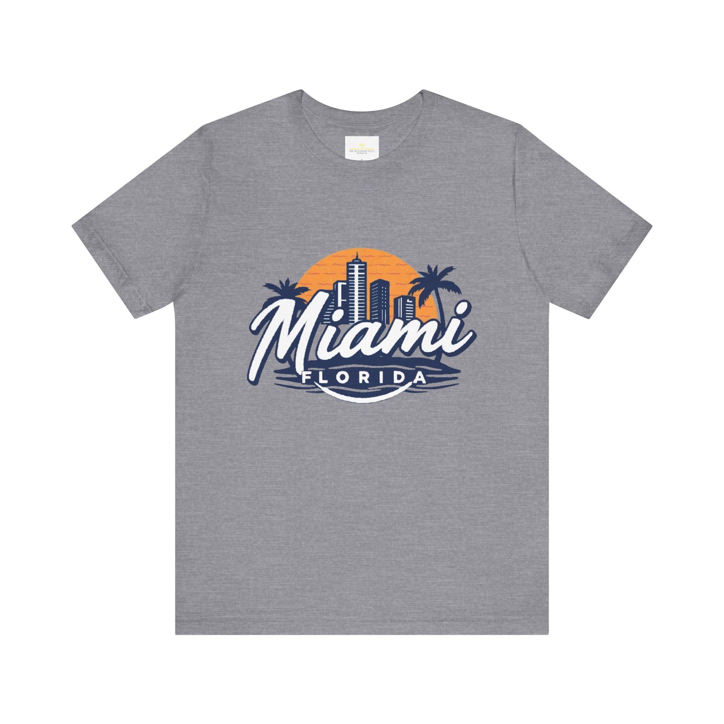 Retro Miami Unisex Jersey Short Sleeve Tee