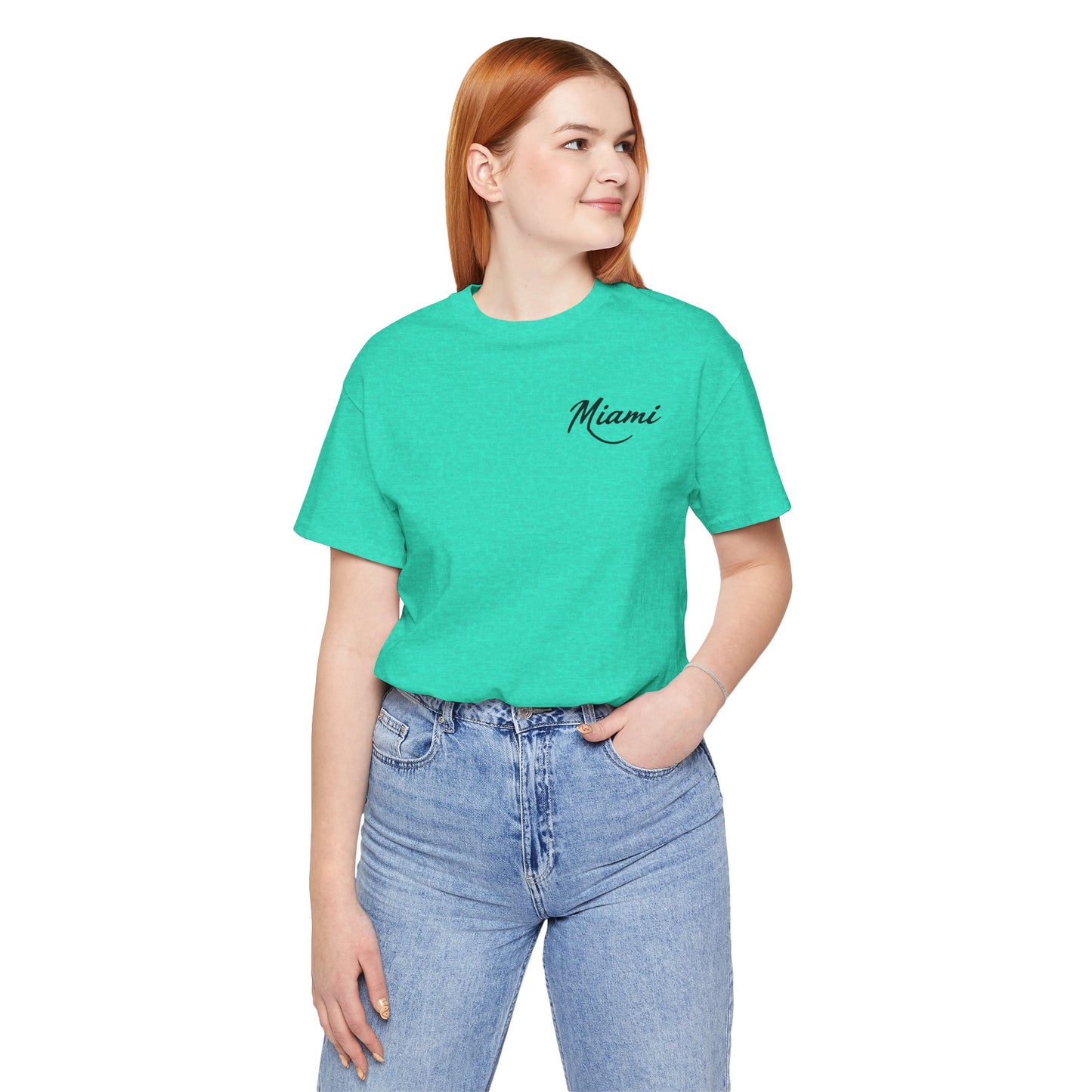 Retro Miami Unisex Jersey Short Sleeve Tee