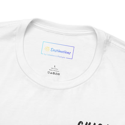 Latitudes Chicago Skyline Unisex Jersey Short Sleeve Tee