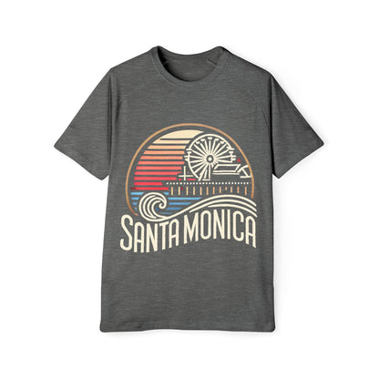 Vibrant Santa Monica Men's Raglan T-Shirt