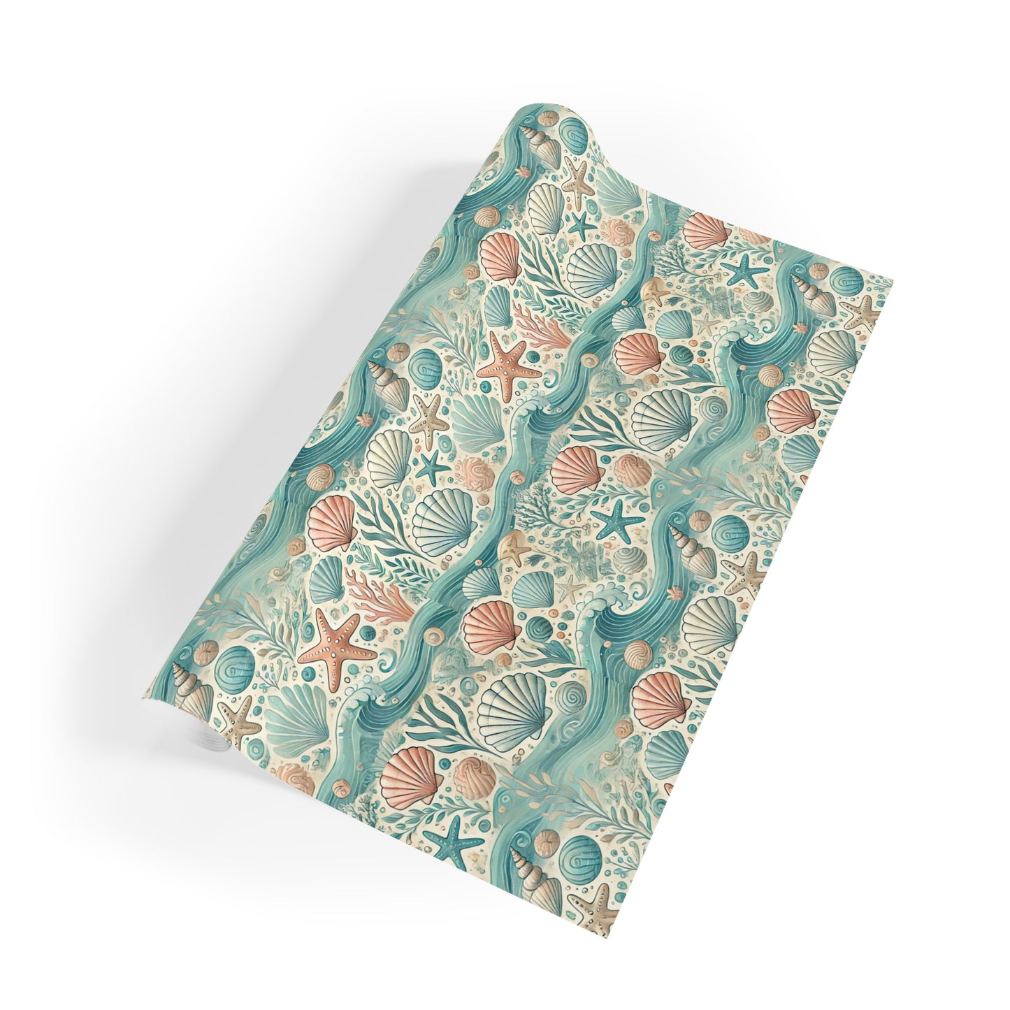 Ocean Seashell Wrapping Paper