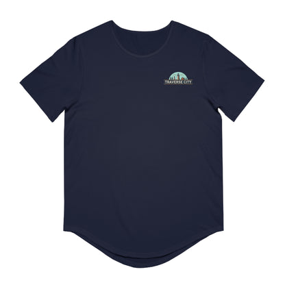 Vintage Traverse City Men's Jersey Curved Hem Tee