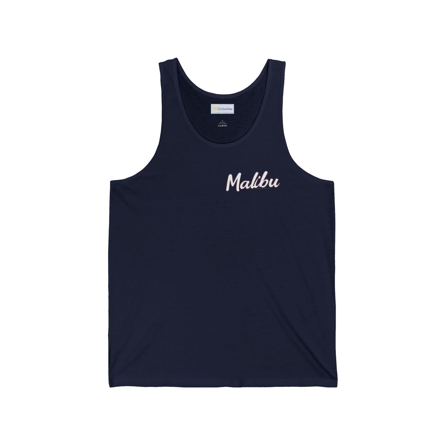 Retro Malibu Unisex Jersey Tank