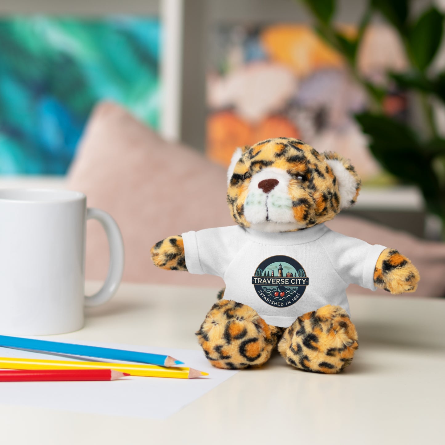 Vintage Traverse City Stuffed Animals with Tee