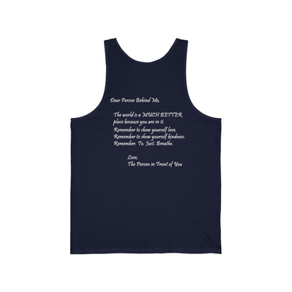 You Are Enough - Mental Health Awareness Unisex Jersey Tank