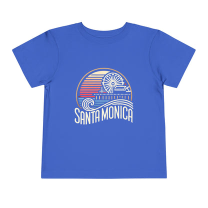 Vibrant Santa Monica Toddler Short Sleeve Tee