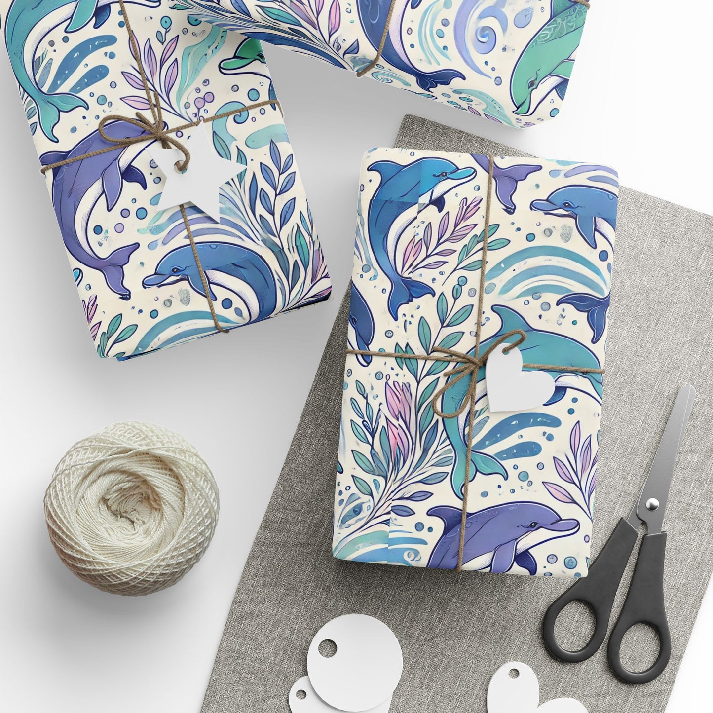Dolphin Print Wrapping Paper