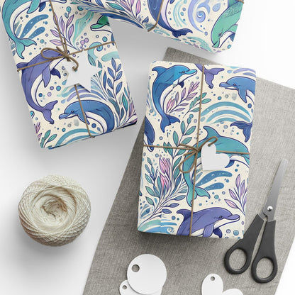 Dolphin Print Wrapping Paper