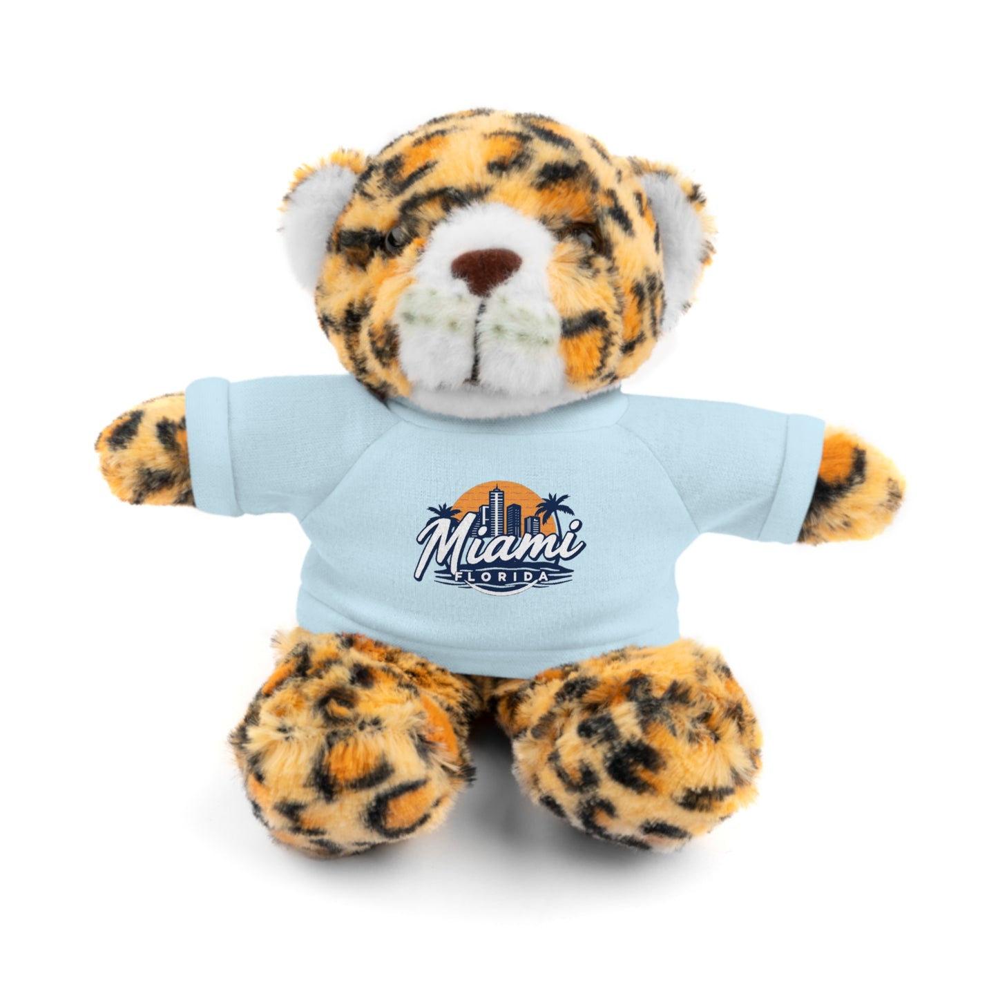 Retro Miami Stuffed Animals with Tee