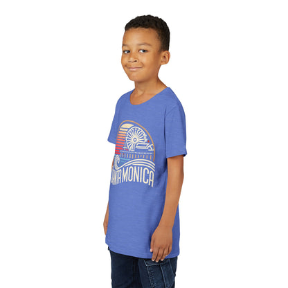 Vibrant Santa Monica Youth Short Sleeve Tee