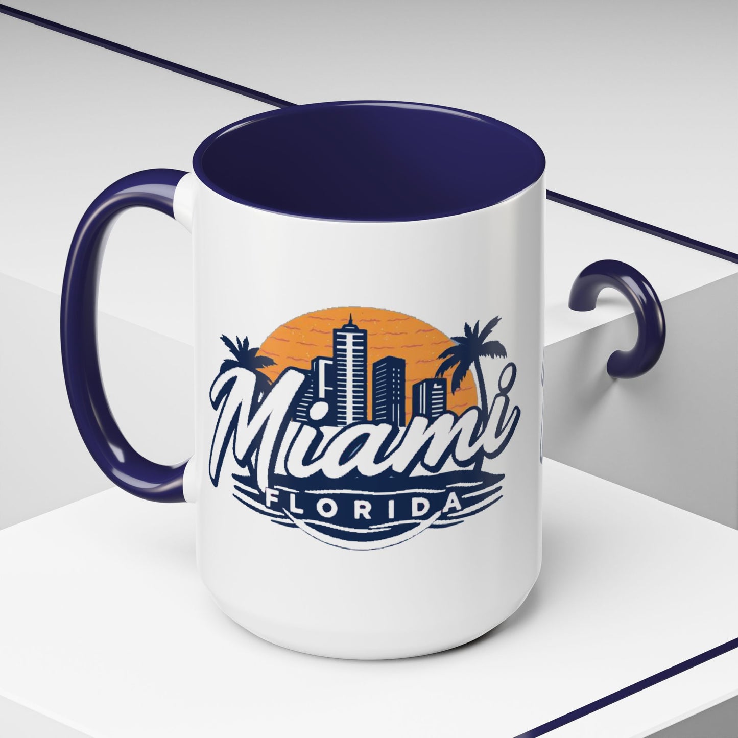 Retro Miami Accent Coffee Mug