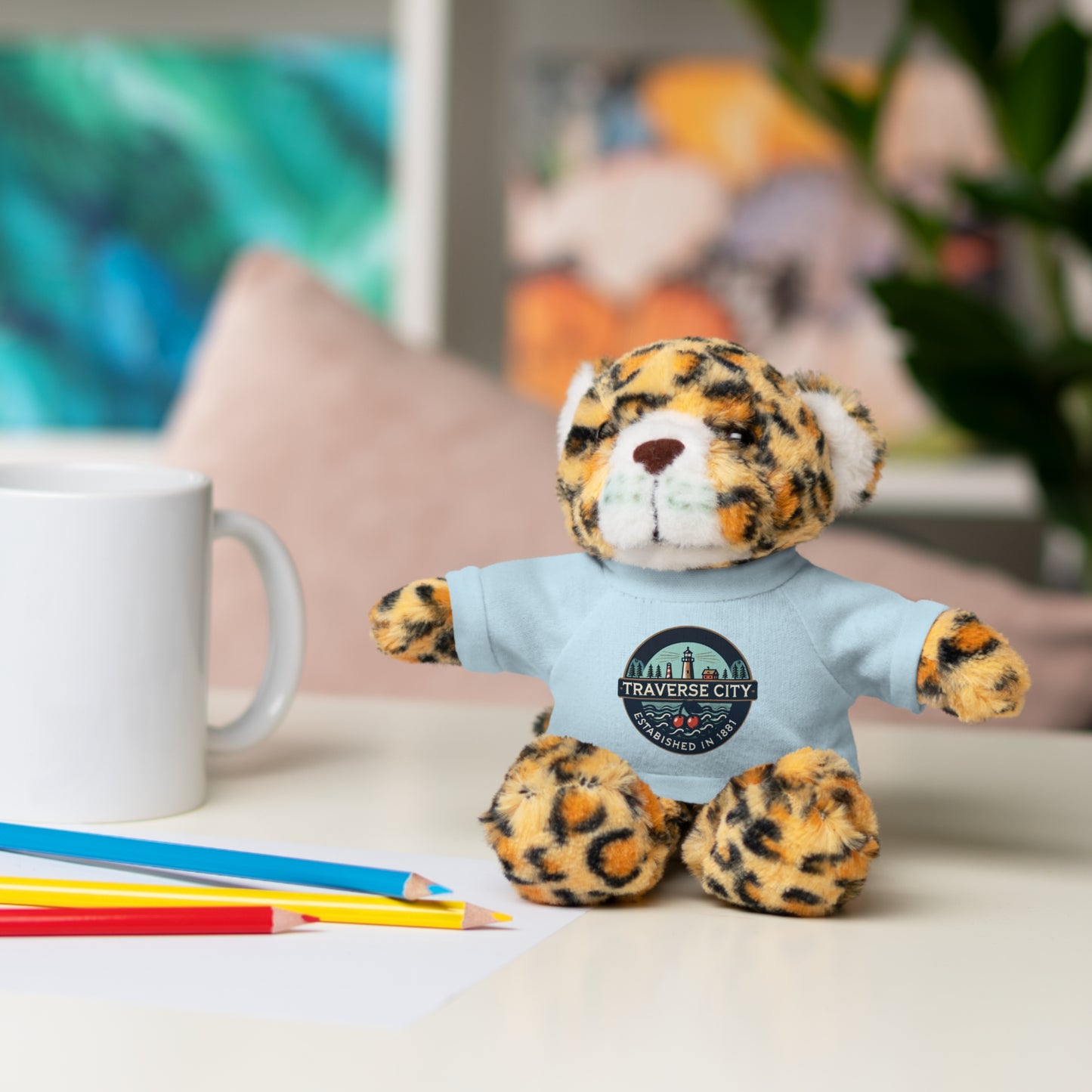 Vintage Traverse City Stuffed Animals with Tee