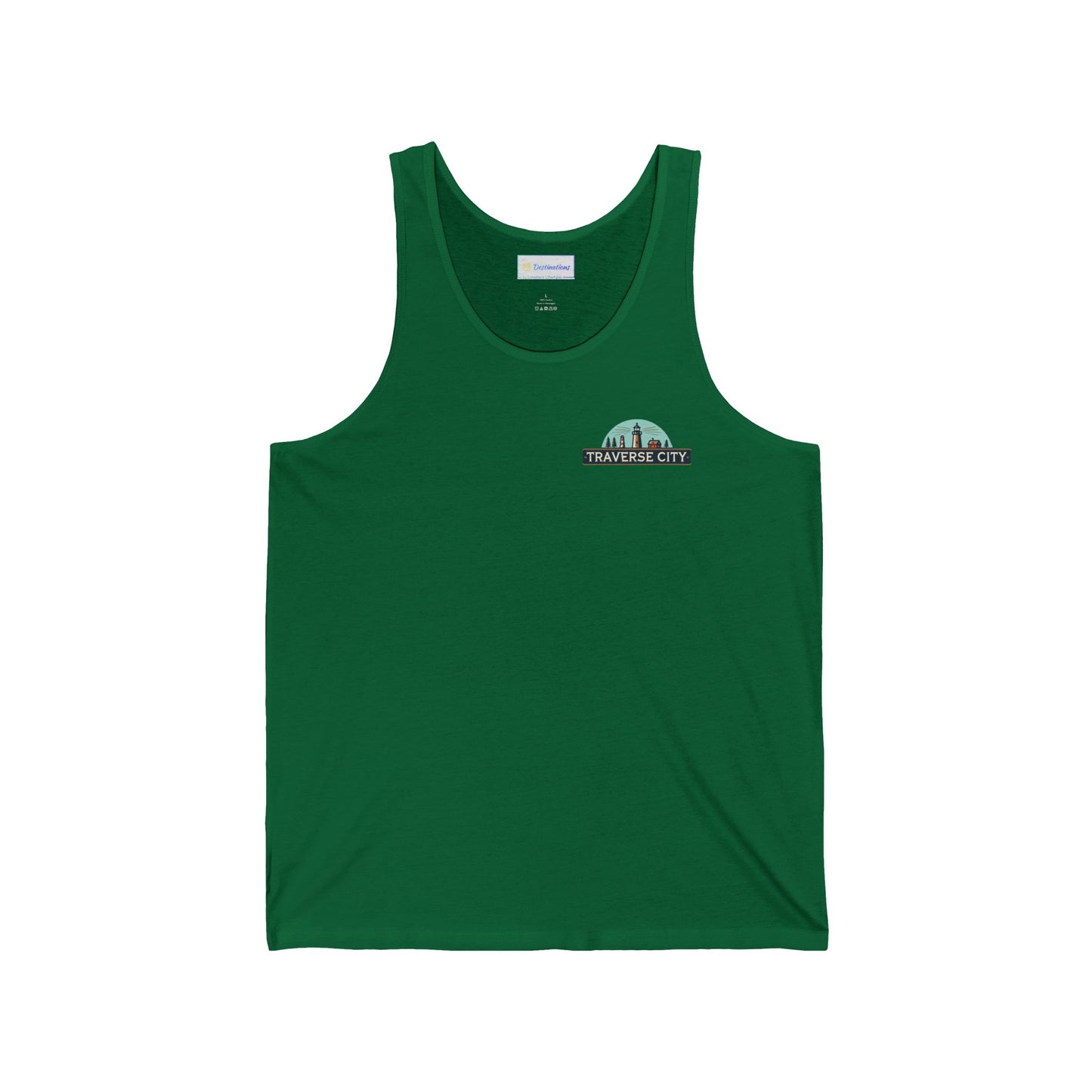 Vintage Traverse City Unisex Jersey Tank