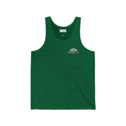 Vintage Traverse City Unisex Jersey Tank