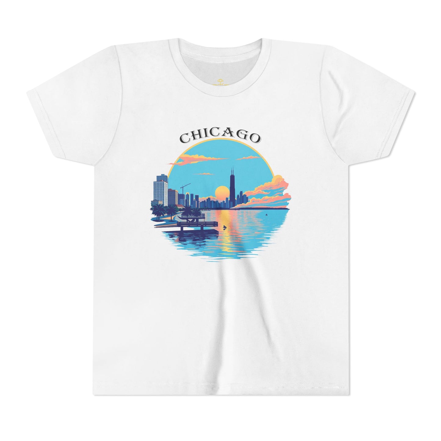 Retro Chicago Unisex Youth Short Sleeve Tee